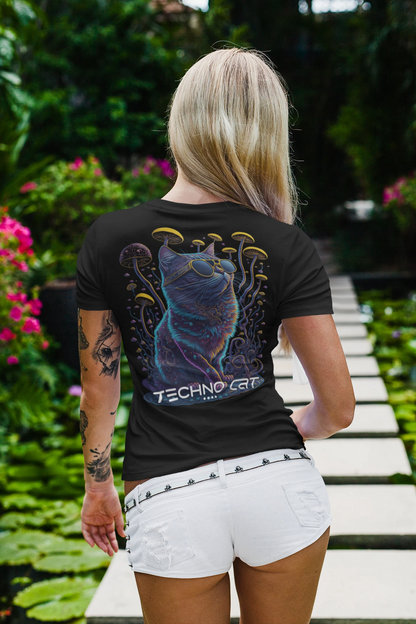 Psychedelic Techno Cat Fashion from catsondrugs.com