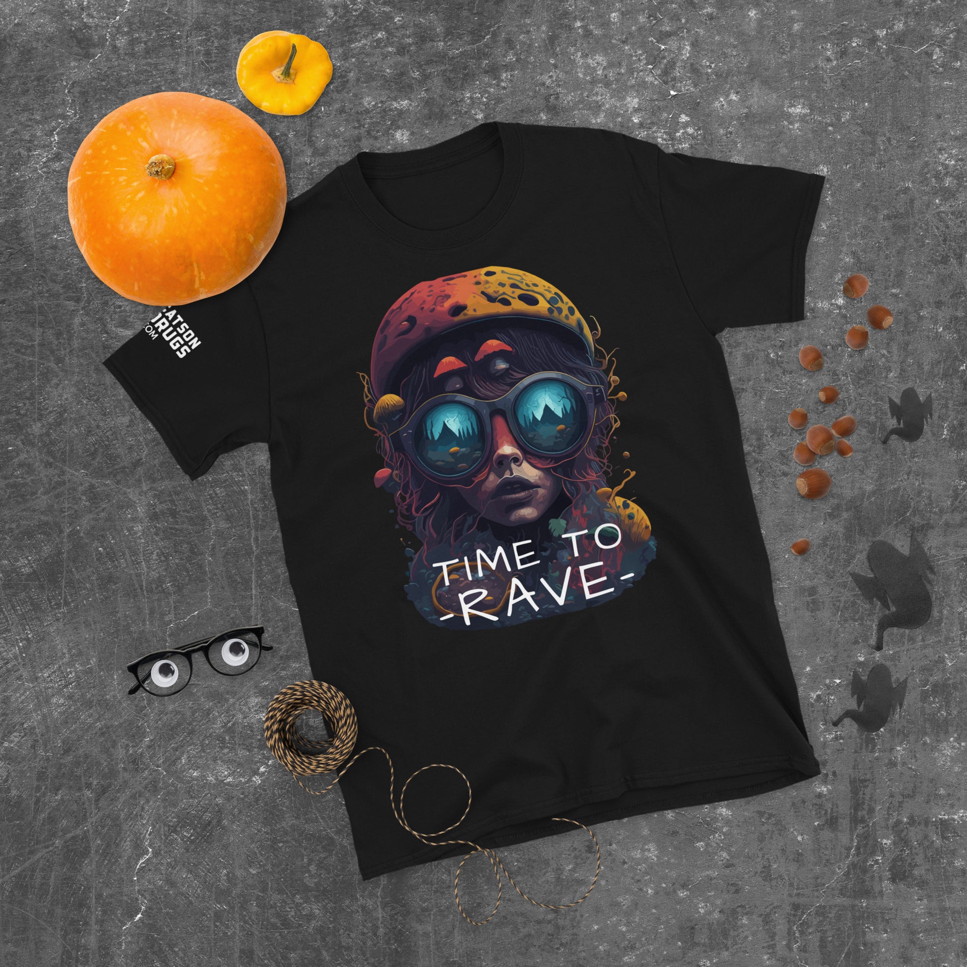 Psychedelic Time to Rave Clothing from catsondrugs.com