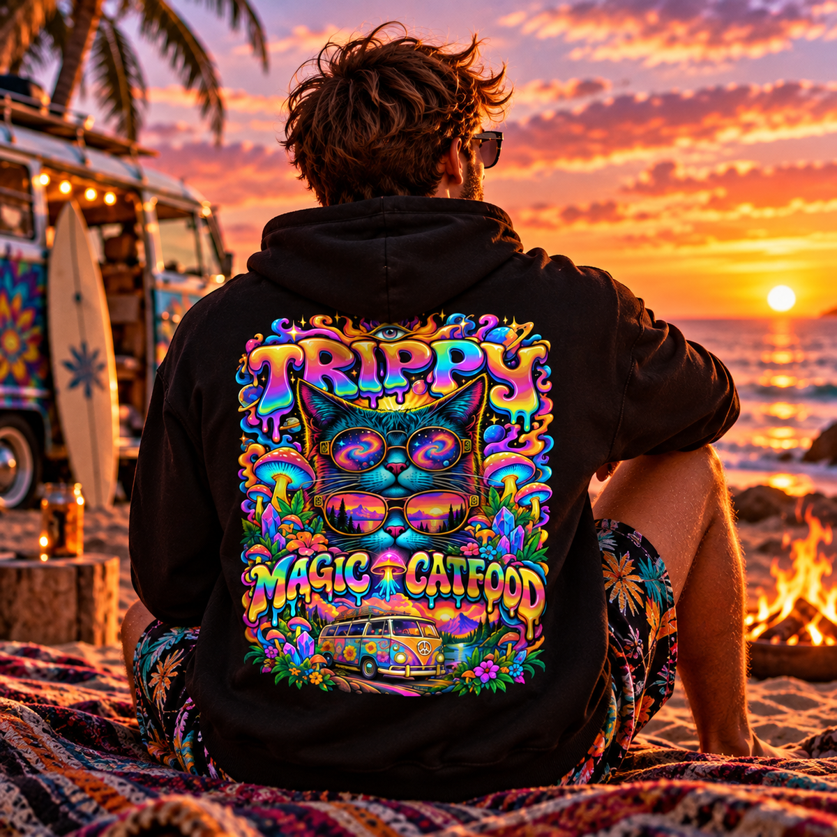 Trippy Hoodie | Magic Cat Food