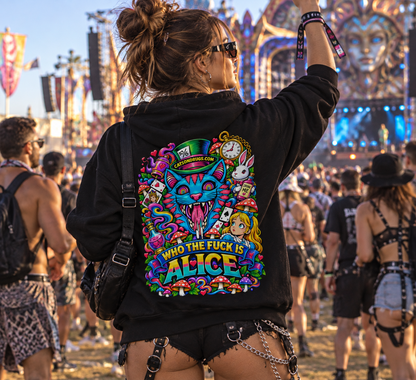 Trippy Hoodie | Who the Fuck is Alice