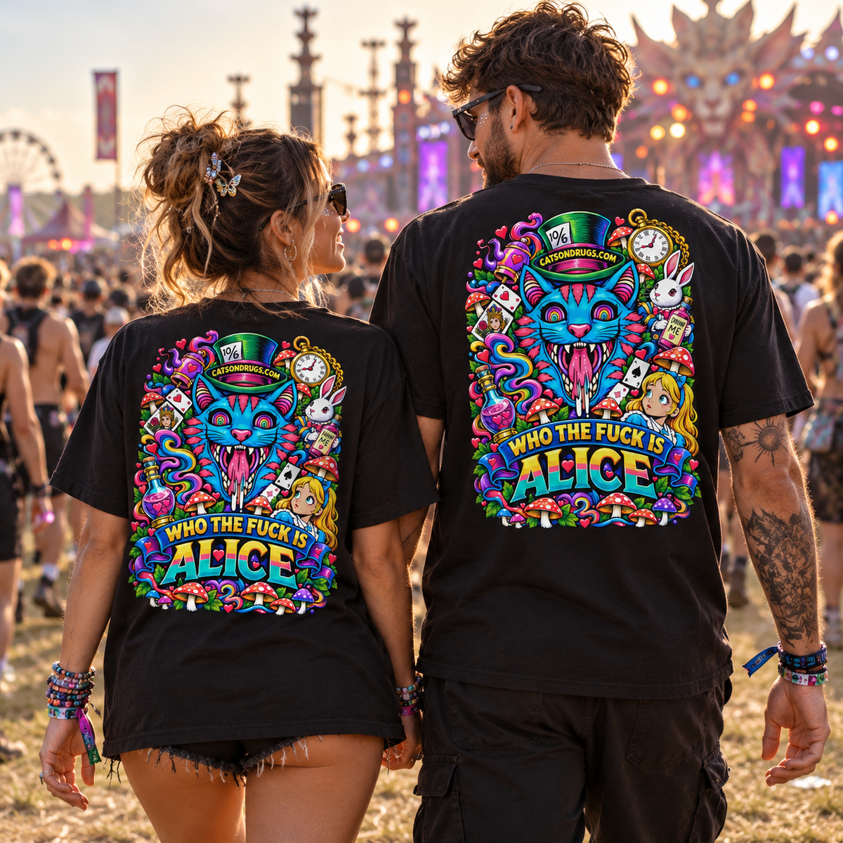 Psychedelic T-Shirt | Who the Fuck is Alice