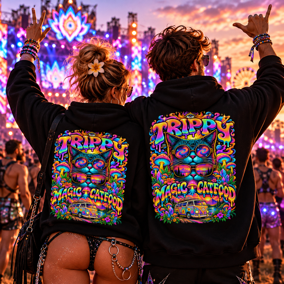 Trippy Hoodie | Magic Cat Food