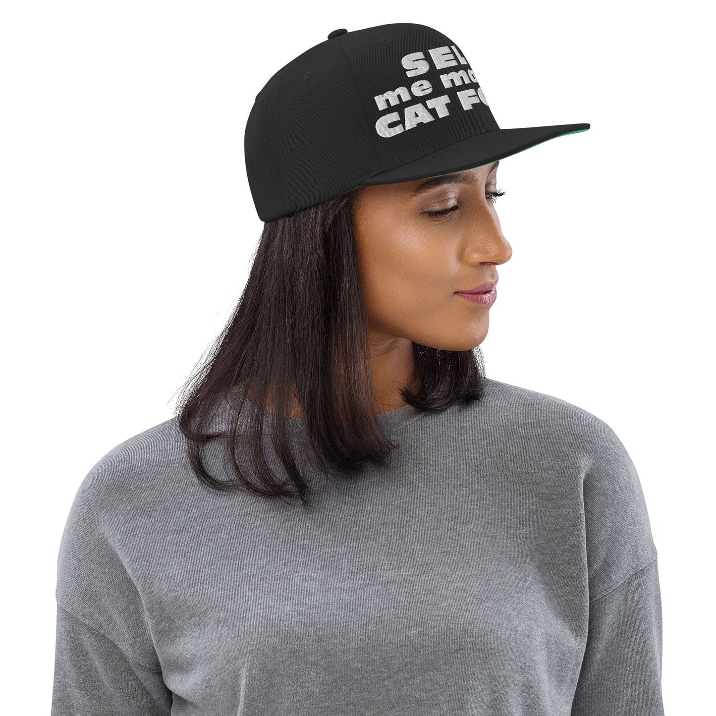 Rave Hat • Sell me magic cat food (Snapback Hat) - CATSONDRUGS.COM