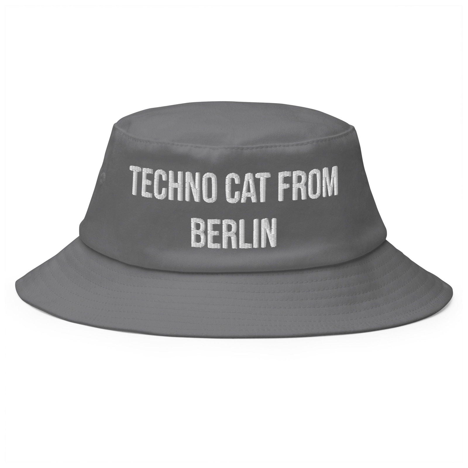 Rave Hat • Techno Cat from Berlin (Bucket) - CATSONDRUGS.COM