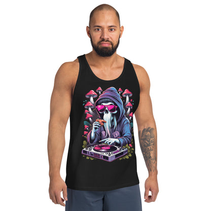 Psychedelic DJ Tank Tops for Men