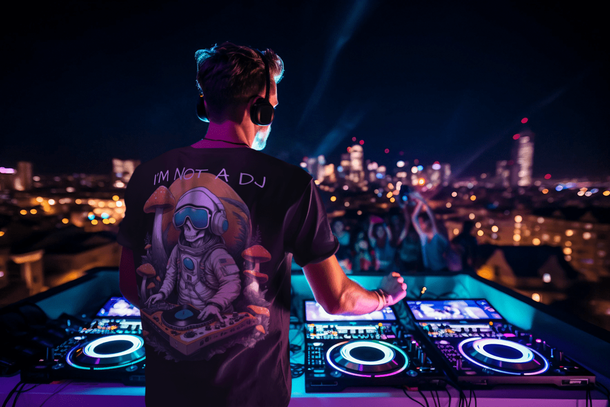 Stylischer Unisex Hoodie mit Universum-Print – angesagte Rave Mode Deutschland