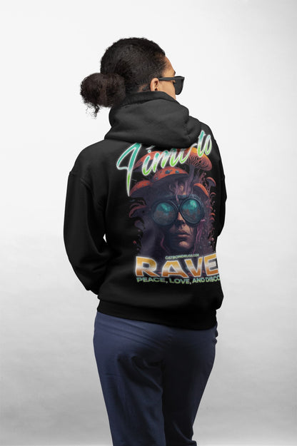 Sudadera Mujer Time to Rave de catsondrugs.com