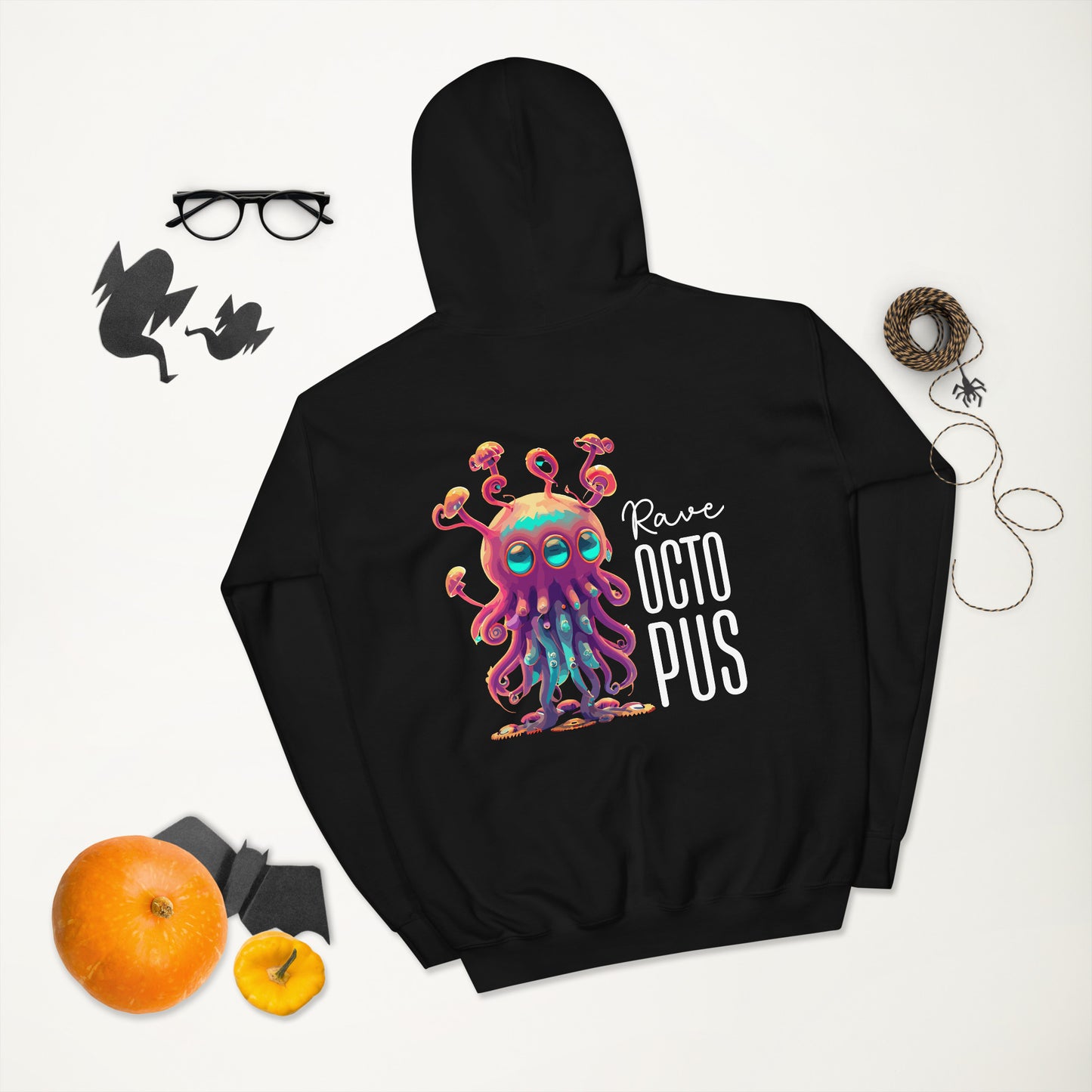 Sudadera Rave Octopus Acid para mujer de  catsondrugs.com
