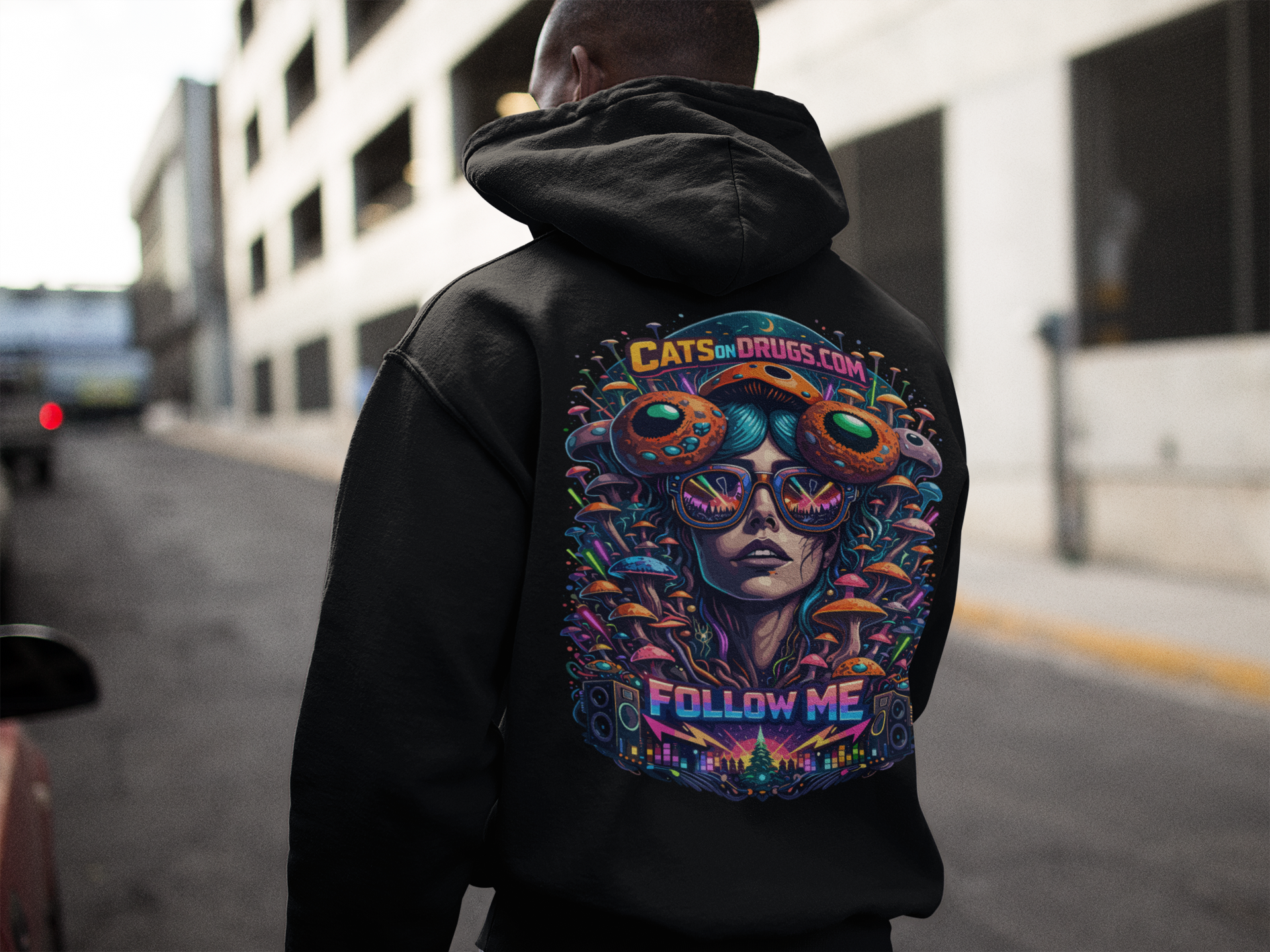 Sudadera Techno Rave Streetwear
