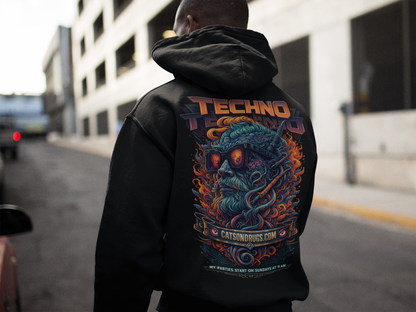 Sudadera techno clothing para festival techno