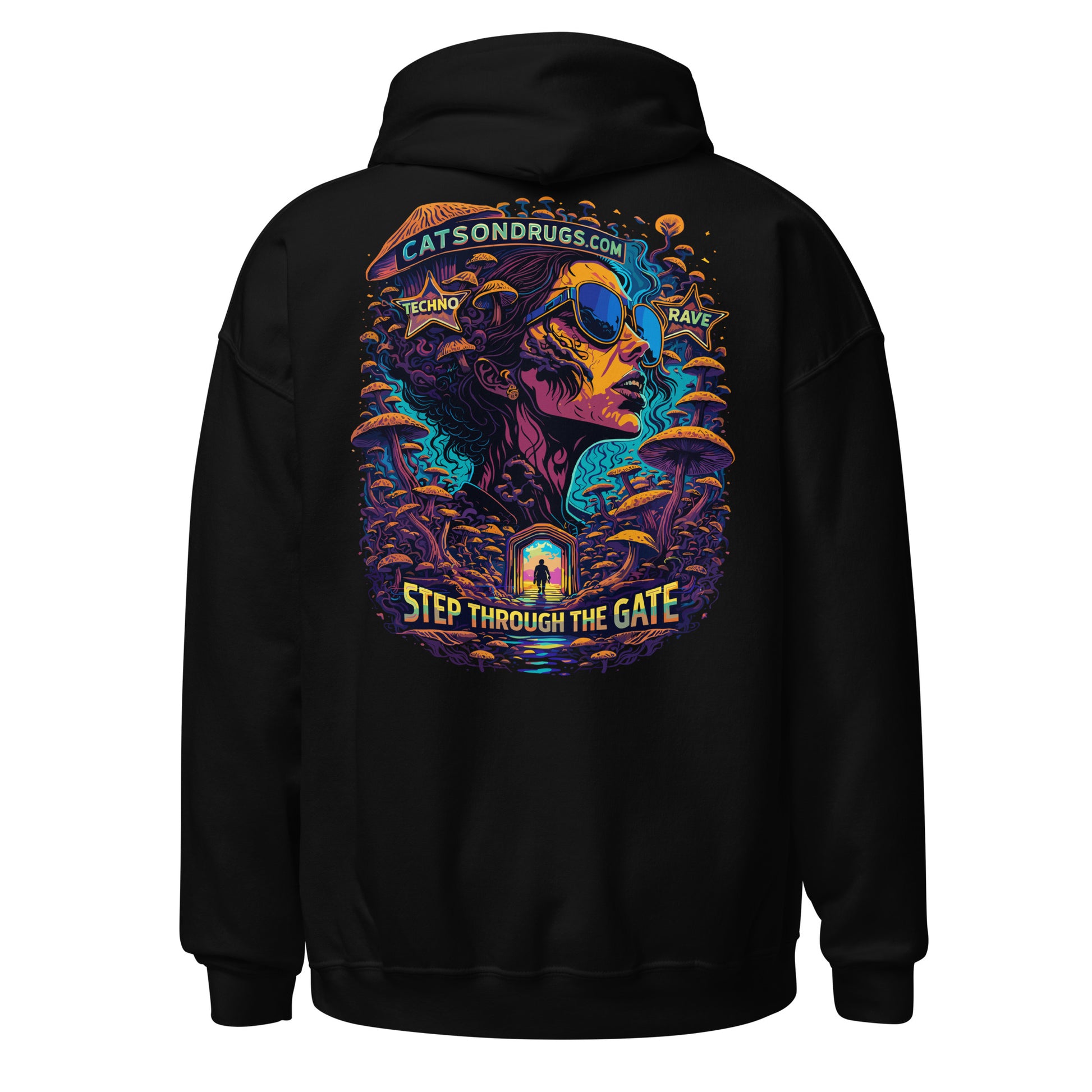 Sudadera techno clubwear para amantes del techno industrial