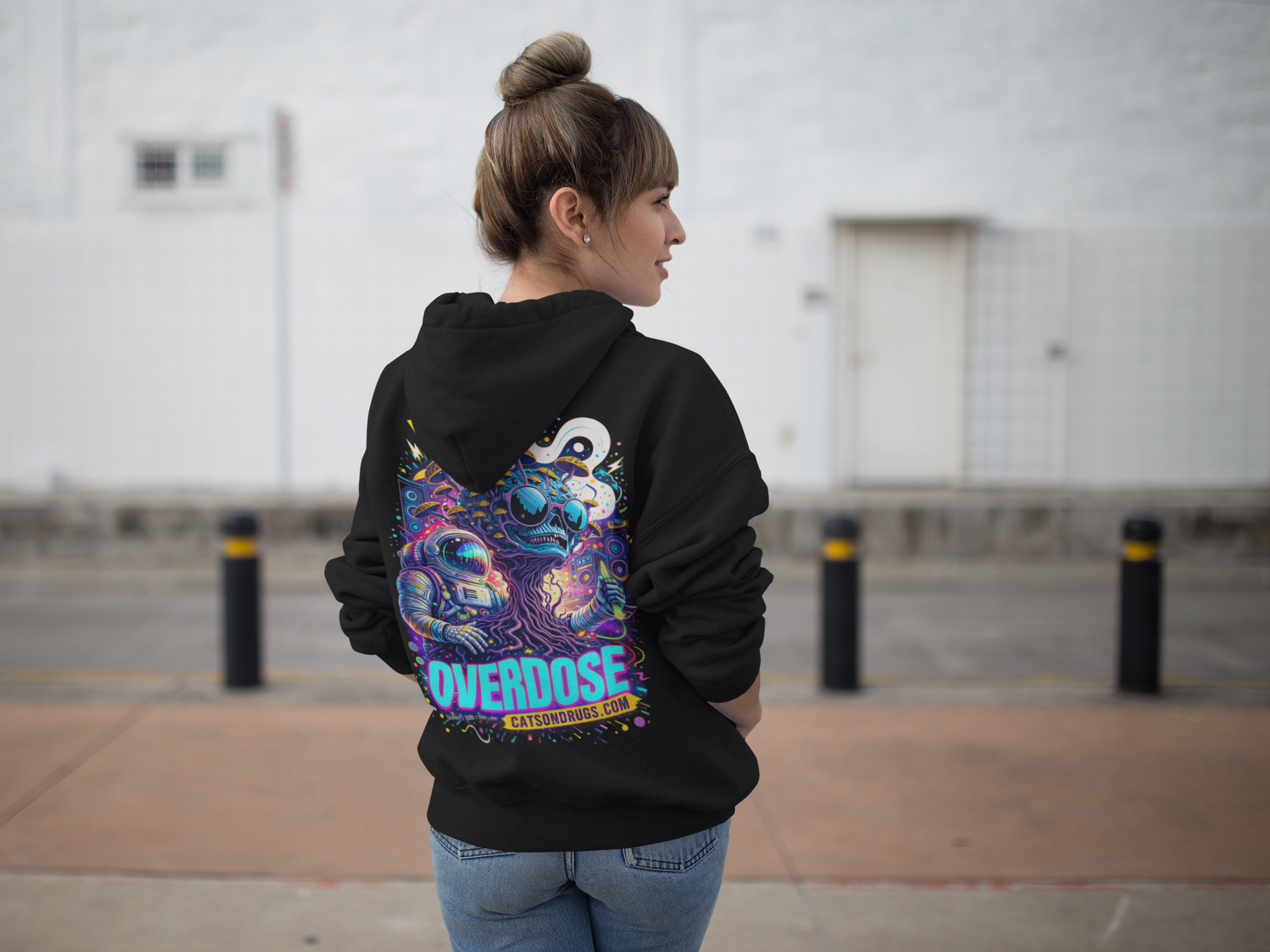 Sudadera techno hoodie estilo rave underground