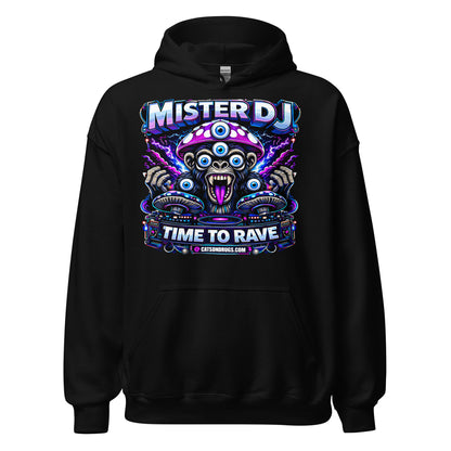 Sudadera techno streetwear inspirada en la cultura rave