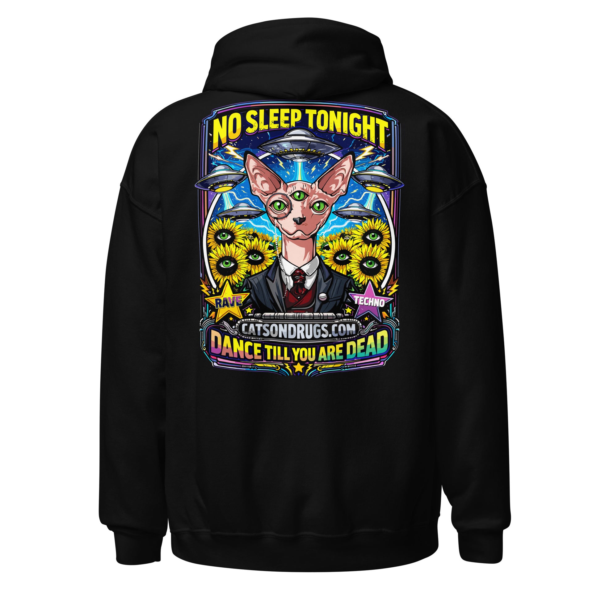 Sudadera techno streetwear para rave y clubbing