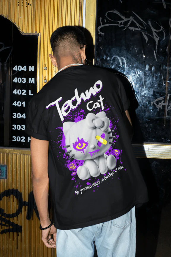 Techno Cat T-Shirt