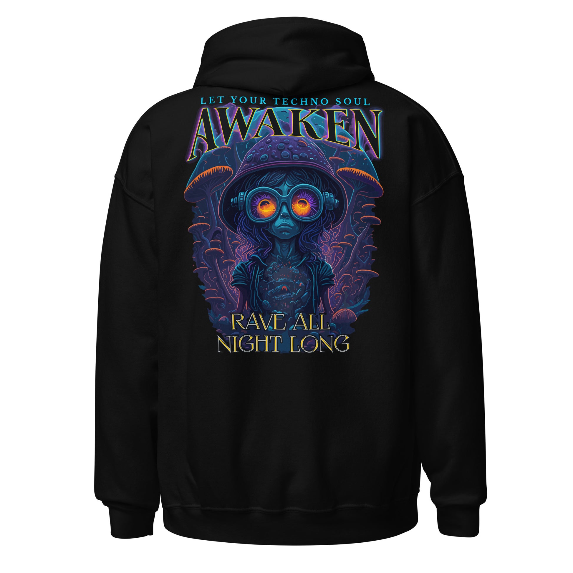 Techno Hoodie for sale from catsondrugs.com