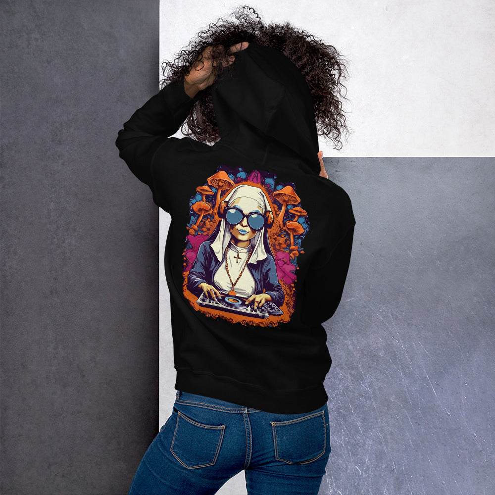 Techno Nun Hoodie for Woman