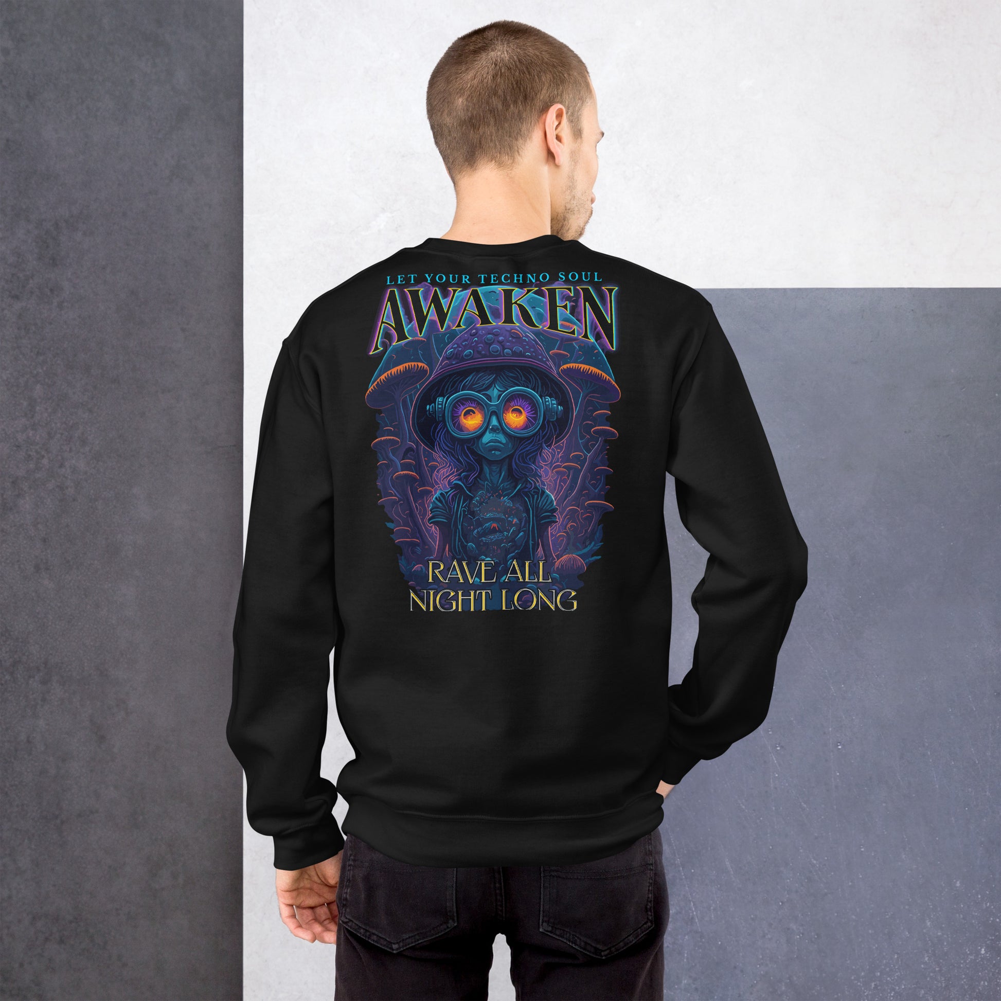 Psychedelic Techno Sweatshirt