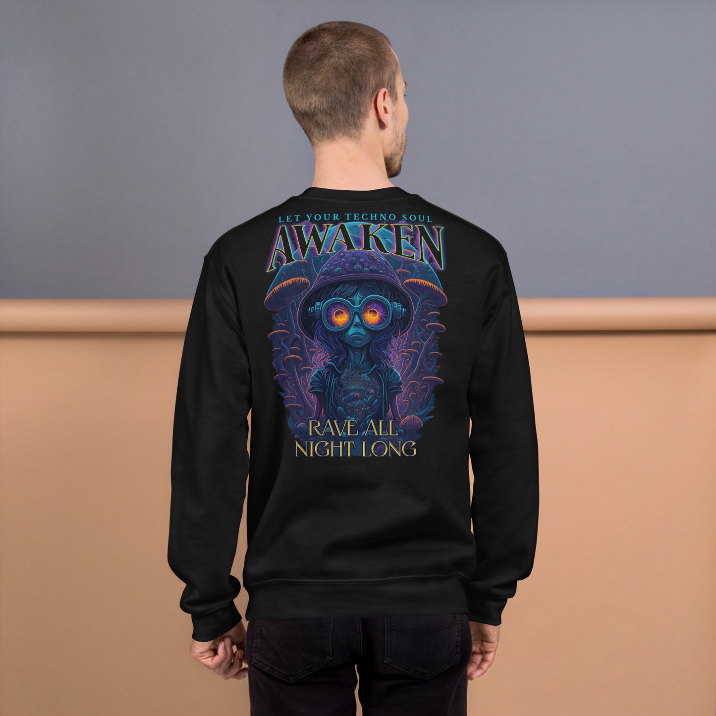 Rave all night long Sweatshirt