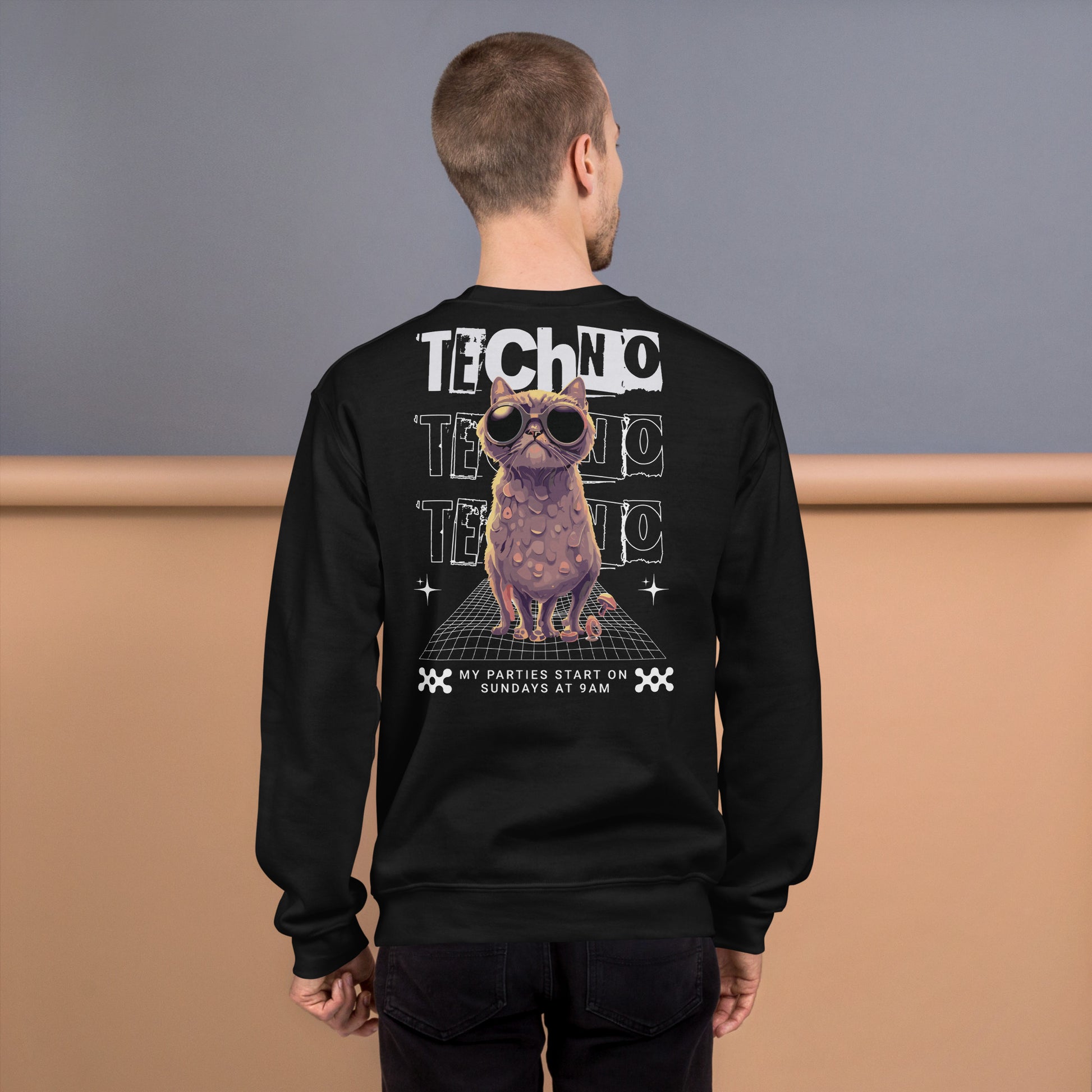 Techno Cat Sweatshirt