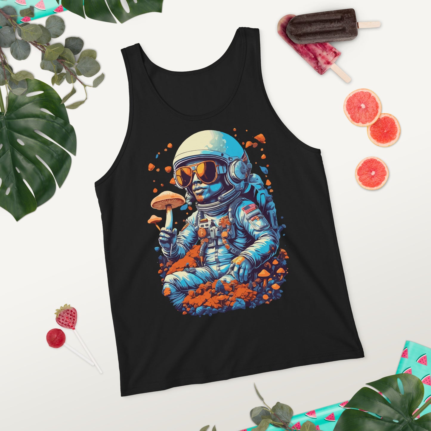 Psychedelic Techno Tanks