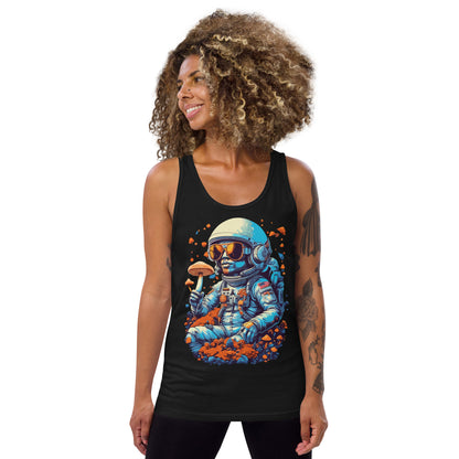 Psychedelic Techno Tank Tops for Woman