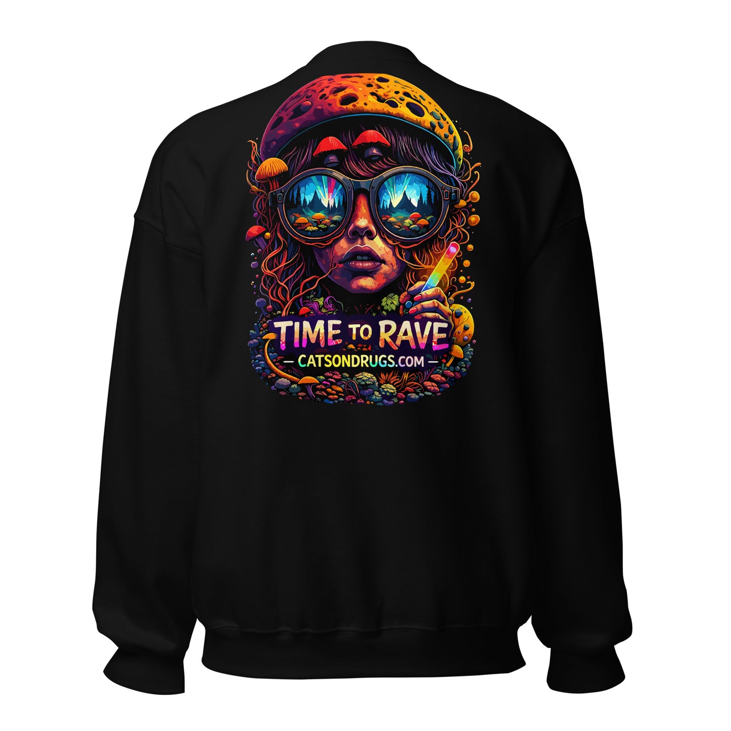 Trippy elektronische Musik Sweatshirt