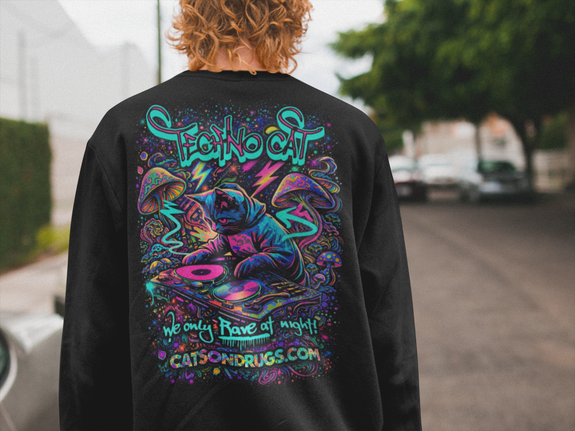 Underground Techno Rave Kleidung Sweatshirt