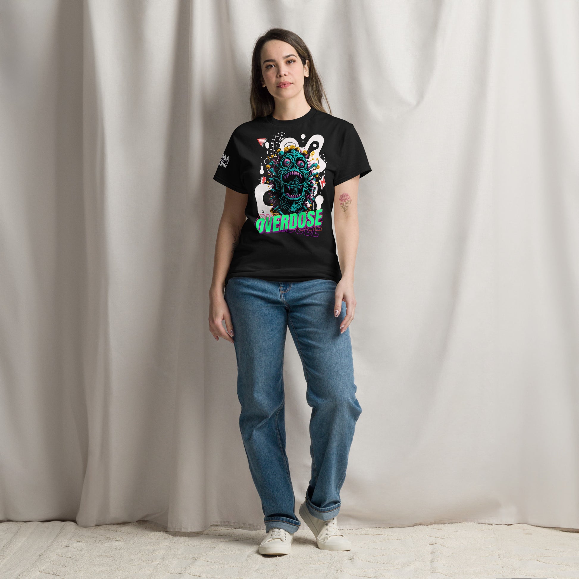 Unisex DJ graphic tee for rave and festival wear