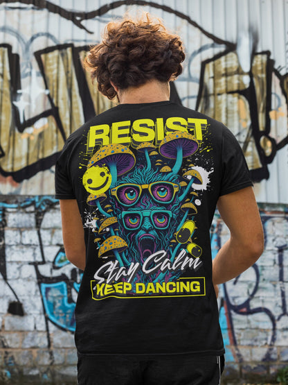 Unisex Techno-Style Shirt 'Stay Calm' – Mode für die Techno Szene