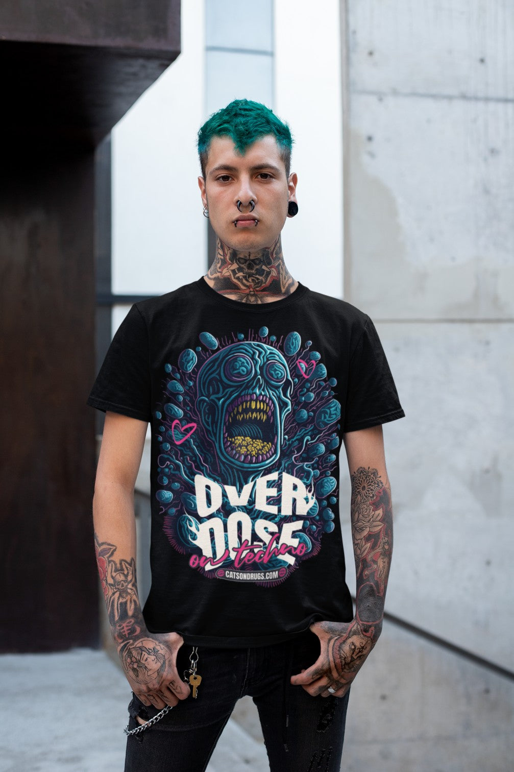 Unisex festival tee for concerts and raves