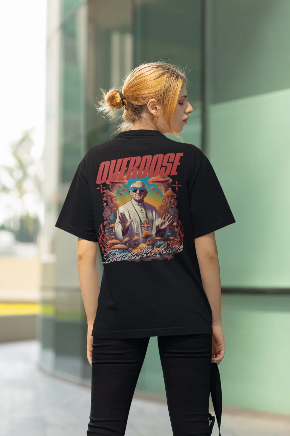 Unisex trance tee – Praise the Rave cotton festival top