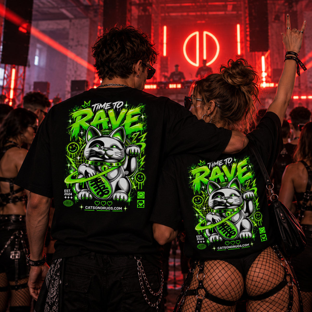 Techno T-Shirt | Time to Rave