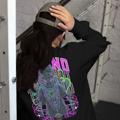 acid techno hoodie