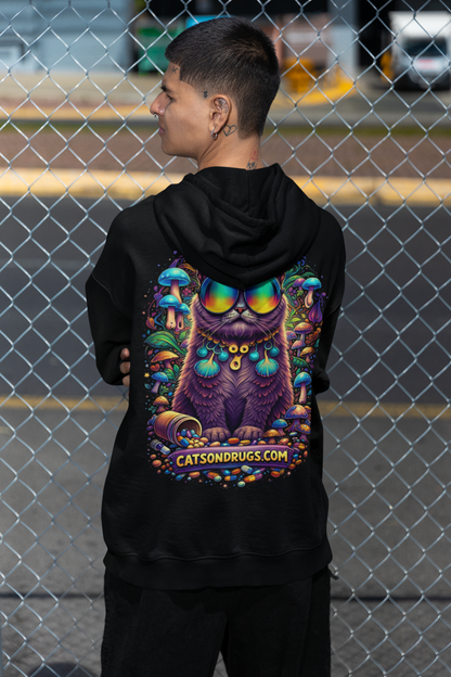 acid techno hoodie
