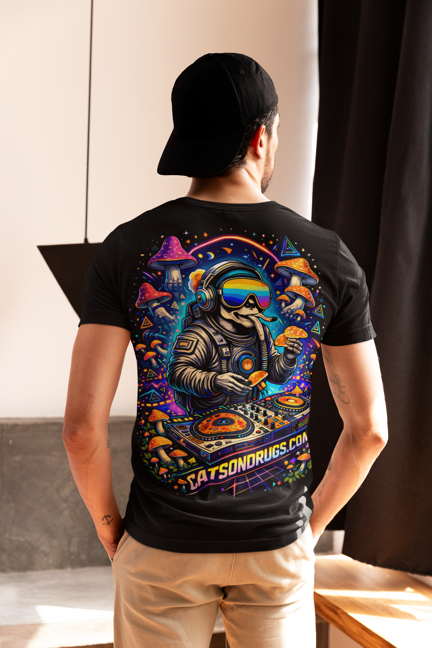 astronaut graphic t shirt casual fashion outfit