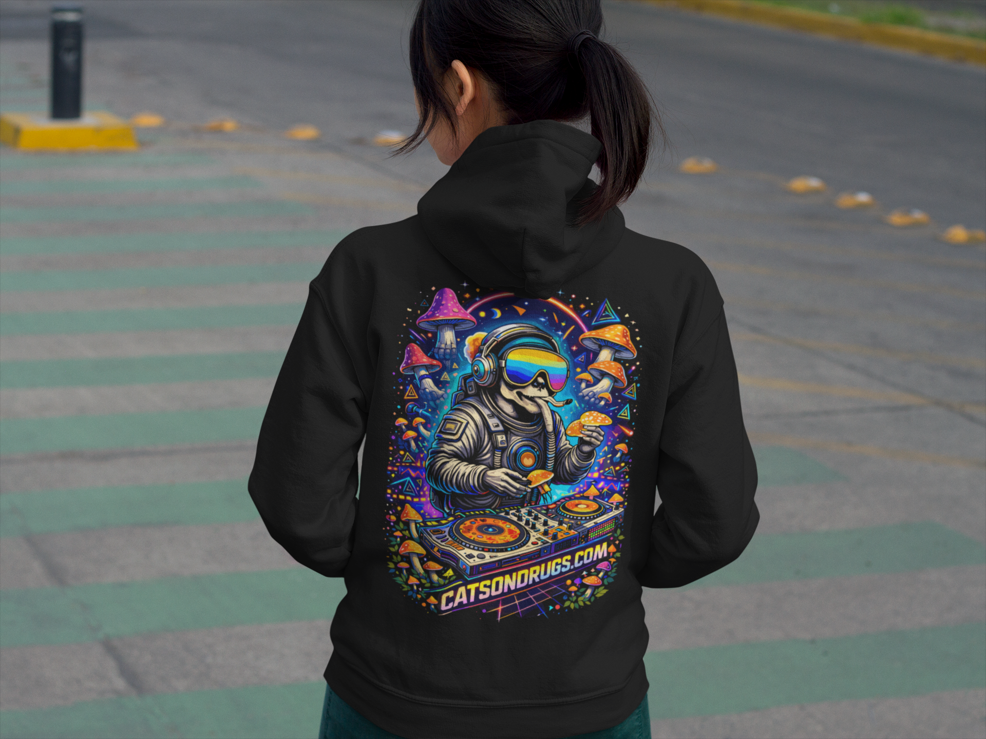 astronaut hoodie urban streetwear