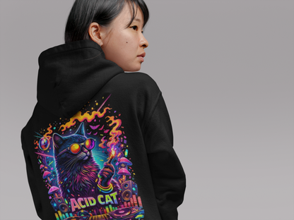 Acid Hoodie | Psychedelic Acid Cat