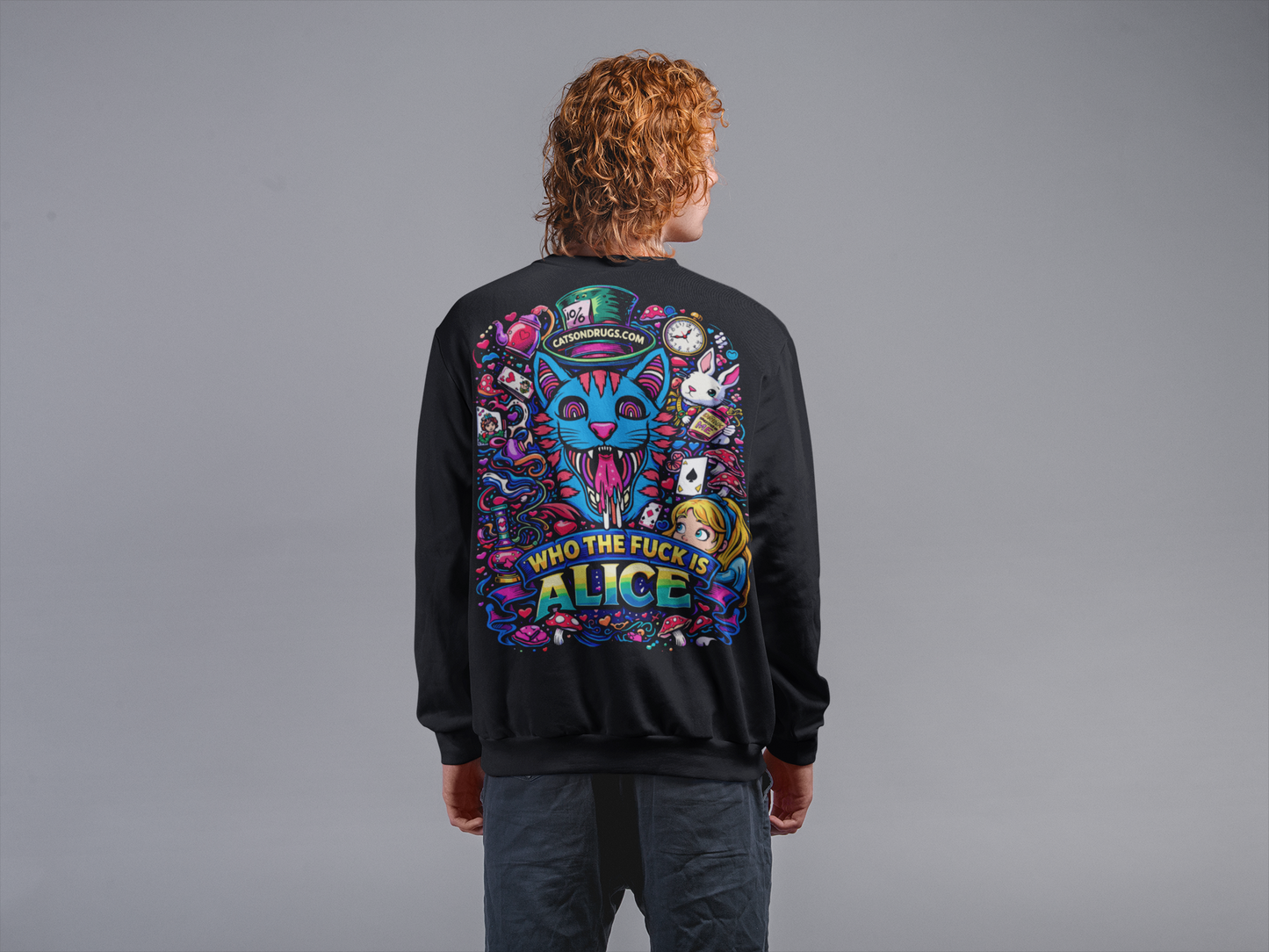 Acid Sweatshirt | Alice Cat
