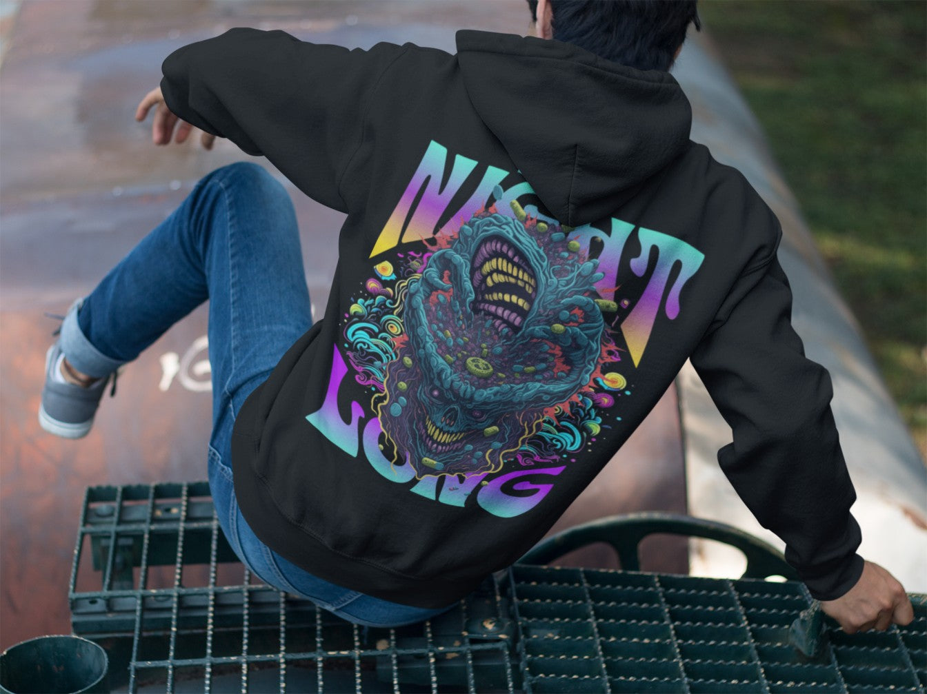 Rave all Night Long | Trance Hoodie