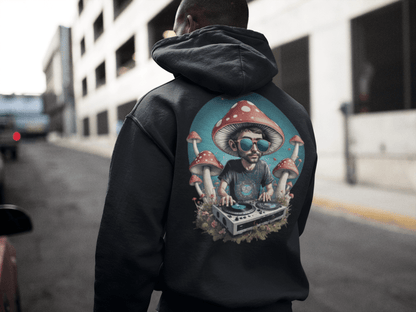 Trippy Hoodie | Psychedelic Mushroom DJ