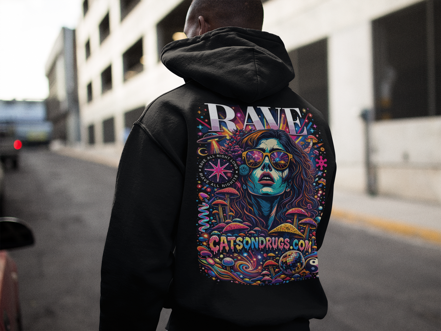 Rave Cover Girl | EDM Hoodie