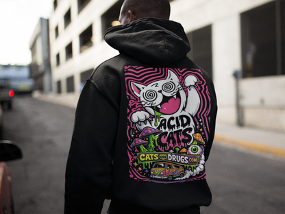 Acid Hoodie | Psychedelic Acid Cat