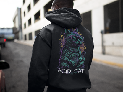 Acid Hoodie | Psychedelic Acid Cat