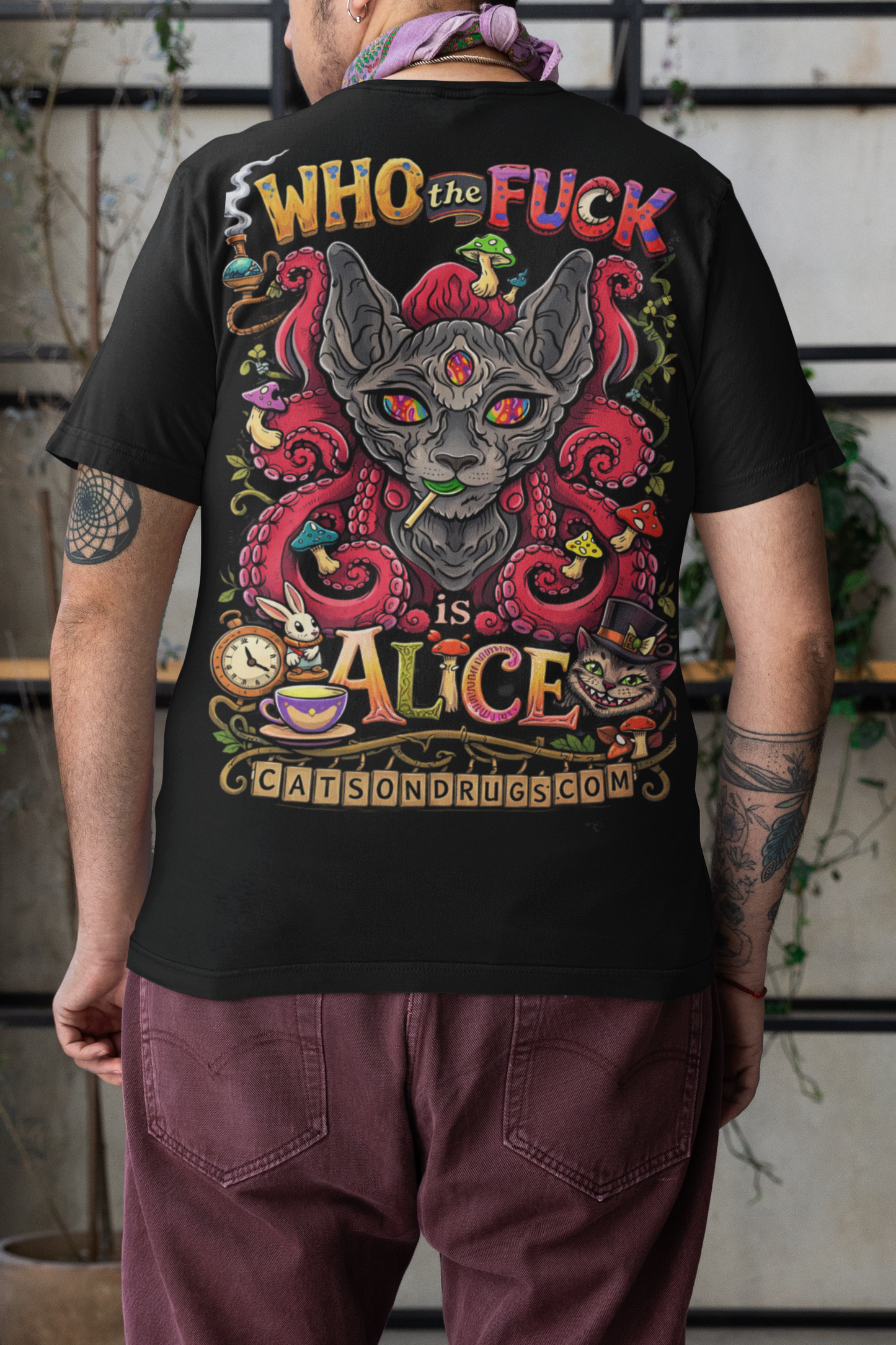 Psychedelic T-Shirt | Who the Fuck is Alice