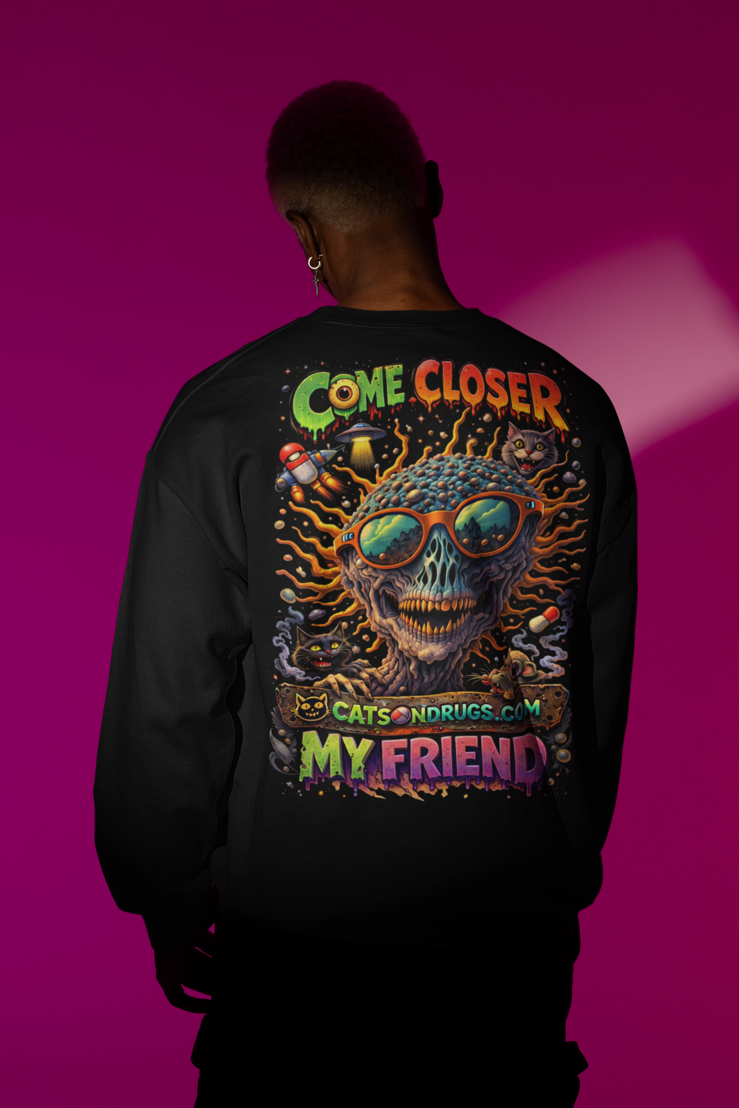 Festival Sweatshirt | Come closer my friend