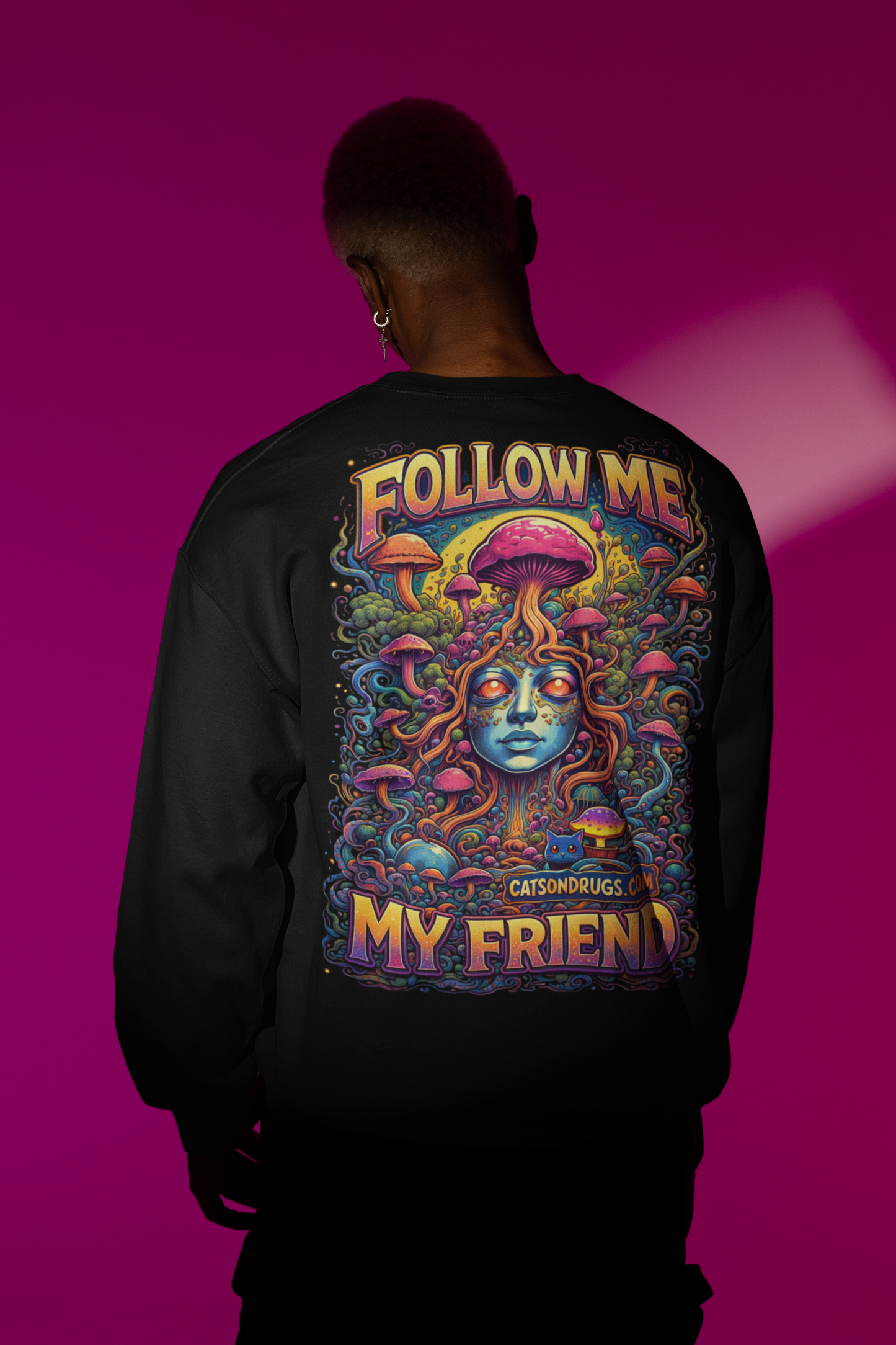 Psychedelic Sweatshirt | Follow Me