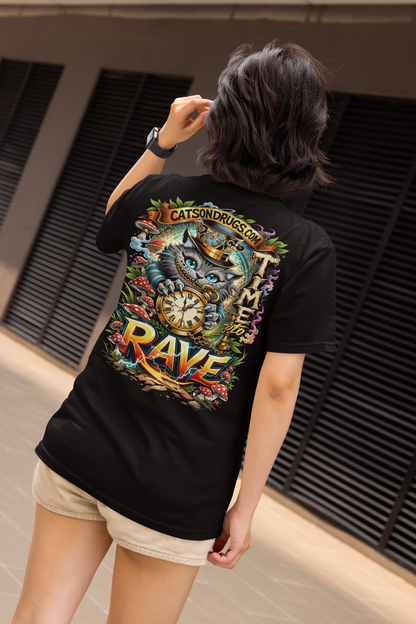 EDM T-Shirt | Time to Rave Cat