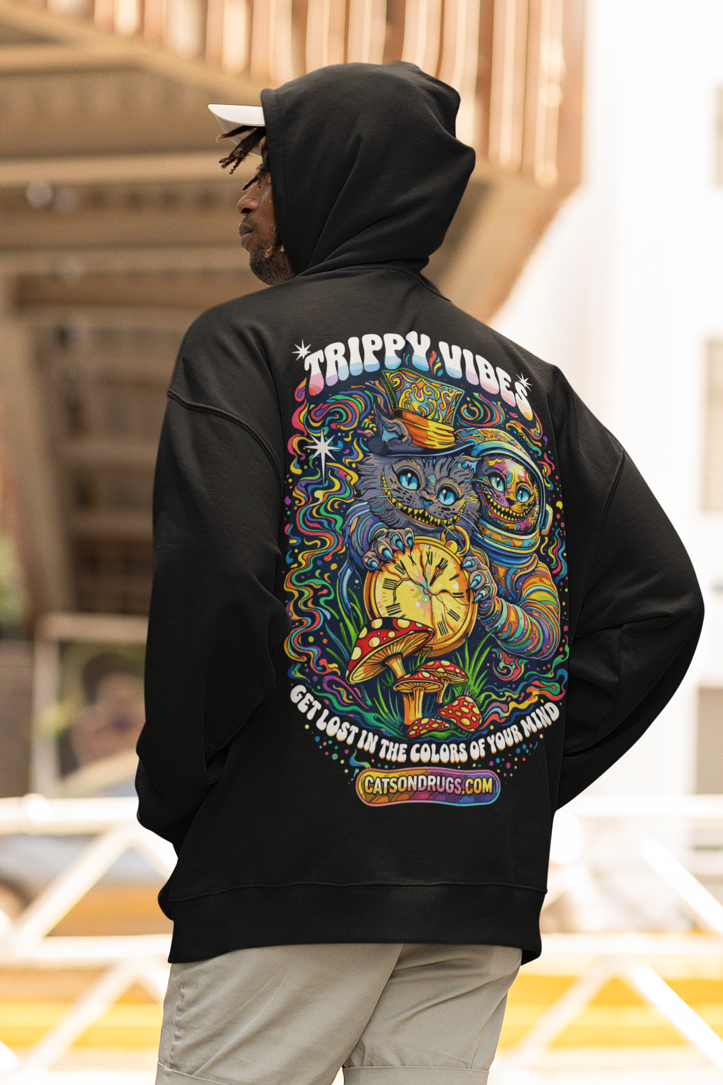 Trippy Hoodie | Trippy Vibes Cat