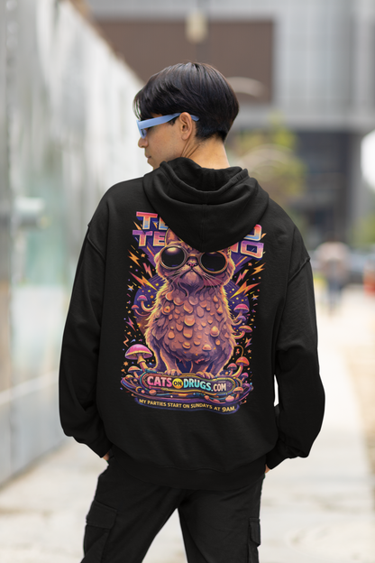 Rave Hoodie | Sunday Techno Cat